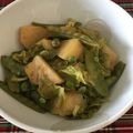 tikariri's cooksnap of when they made スナップエンドウたっぷり炒め煮..♪*ﾟ.