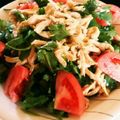 ぷくくっく's cooksnap of when they made パクチーと鳥ササミサラダ胡麻油醤油.