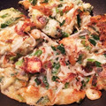 ♥mint♥'s cooksnap of when they made もやしと海鮮のチヂミ.