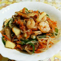 ゆこPIN's cooksnap of when they made 海鮮チャプチェ風しらたき.