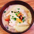 ゆーか1107's cooksnap of when they made 簡単☆鮭の石狩汁.