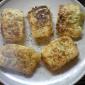 ちっちー★'s cooksnap of when they made 揚げない揚げ豆腐風★豆腐で海老を挟み焼き.