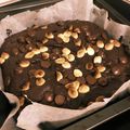 YLanson's cooksnap of when they made チョコチップ入り簡単ブラウニー.