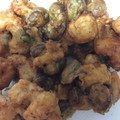 meym1128's cooksnap of when they made だしが効いてる！そら豆とえびのかき揚げ.