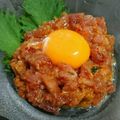 kashikon's cooksnap of when they made 簡単！キムチとまぐろ de 絶品ユッケ.