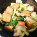 クックPQM63X☆'s cooksnap of when they made チンゲン菜と厚揚げのさっぱりポン酢炒め.