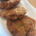 bibibibibi's cooksnap of when they made 豚こま（切り落とし）で揚げないトンカツ♪.