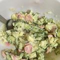 クック16UN8S☆'s cooksnap of when they made きゅうりと魚肉ソーセージのポテトサラダ☆.