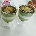marinpy's cooksnap of when they made 和✿あんこ＆抹茶とクリームのババロア♪.
