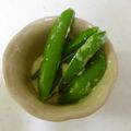 そらてんママ's cooksnap of when they made スナップえんどう☆めんマヨ和え.