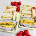 おかぶ〜ま's cooksnap of when they made 簡単お弁当、花見おにぎらず.