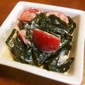 ＊子華＊'s cooksnap of when they made 大量消費！①わかめとトマトのサラダლ(´.