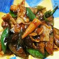 氷室☆蘭's cooksnap of when they made 豚バラ肉とナスの甜麺醤炒め.