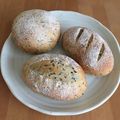 うめぼしこんぶ's cooksnap of when they made プチプチふわふわ♪セサミブレッド☆.
