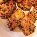 てぶくろうさぎ's cooksnap of when they made 鶏むね肉の胡麻衣揚げ♡甘辛タレ絡め.