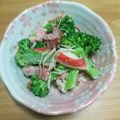 ももちん！'s cooksnap of when they made ◆ブロッコリーとベーコンのごまマヨサラダ.