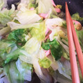 よみた's cooksnap of when they made 簡単♬レタスと魚肉ソーセージの炒めもの.