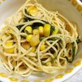 心の空's cooksnap of when they made コーンきゅうり明太子マヨの☆簡単サラスパ.