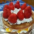 ぶっちさん's cooksnap of when they made 卵不使用☆ふんわりココアパンケーキ。.