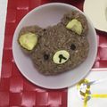 るるんママ♪'s cooksnap of when they made お食い初め〜キャラ膳〜リラックマ風㊗︎.