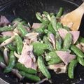 きょんこぷーこ's cooksnap of when they made スナップえんどうのマヨネーズ炒め.