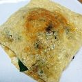 みしね's cooksnap of when they made 油揚げのネギにら詰め焼き★.