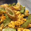 Greenbelt's cooksnap of when they made 絹さやと卵とちくわ炒め～♪.