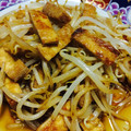 １０３子's cooksnap of when they made 油揚げともやしの甘酢炒め♪.