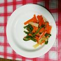 makaon's cooksnap of when they made 人参ピーマン大根のマヨネーズきんぴら.