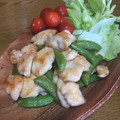 クック4M0ZLD☆'s cooksnap of when they made スナップえんどうとささみの簡単炒め.