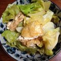 ちゃぎー's cooksnap of when they made キャベツと油揚げのおひたし.
