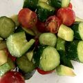 かなん02's cooksnap of when they made トマトアボカドきゅうりサラダ★.