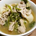 ぽんずー's cooksnap of when they made カブと豚肉の炒め煮.