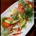 hanaumimin's cooksnap of when they made 新玉ねぎとスモークサーモンのマリネ.