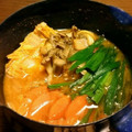 越後のさくらもち's cooksnap of when they made きのこたっぷり！うちのピリ辛キムチ鍋♪.