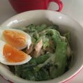 chihuahuan's cooksnap of when they made 小松菜豆苗シーチキンのエッグサラダ☆.
