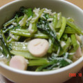 totamama's cooksnap of when they made 小松菜とじゃこのさっと煮.