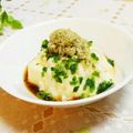 旦那は皿洗い's cooksnap of when they made あと一品☆Wとろろで温奴（冷奴）.