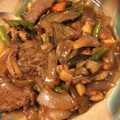 ももなっつ18143's cooksnap of when they made うま♪焼肉用牛肉を 焼肉タレアァ〜ンド.