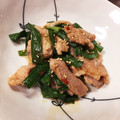 mikutasu's cooksnap of when they made 簡単♡みんな大好き豚肉とニラの和え物.