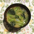 なつき☆ミ's cooksnap of when they made エコ☆節約☆うすいえんどうの皮の味噌汁.