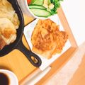 のんちごはん♡'s cooksnap of when they made キムチーズチヂミ.