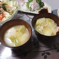 よちりん's cooksnap of when they made じゃがベーコンの味噌汁(^.^)♥︎.
