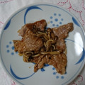 イチゴ、イチゴ。's cooksnap of when they made お手軽＊簡単！豚肉としめじの甘辛炒め.