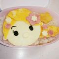 スズラン♡♡'s cooksnap of when they made キャラ弁♡ラプンツェル♡ツムツム風.