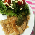るらちゃん's cooksnap of when they made 薄切り肉で作る♪めんつゆ生姜焼き♪.