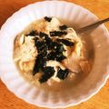 わかちんとシロ's cooksnap of when they made とろとろ♡豆腐＆玉子の鶏ガラスープ♡.