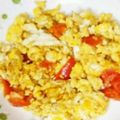 ○ちょび○'s cooksnap of when they made かんたん！トマトの卵炒め（西紅柿炒蛋）.