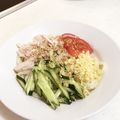 ♪ゆかたん♡'s cooksnap of when they made 鶏ハムアレンジ 冷やしうどん.