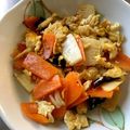 mikebon's cooksnap of when they made ★人参,筍,卵,長ﾈｷﾞ中華炒め★.